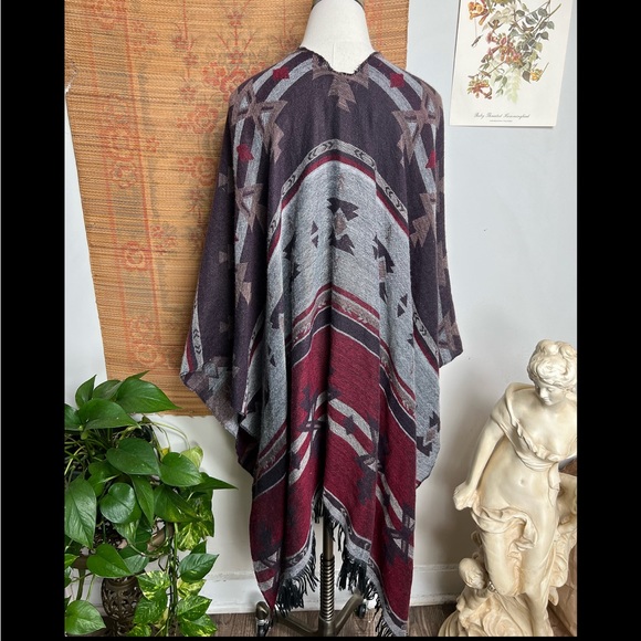 🍄5/$30 Southwestern Wrap Shawl - Picture 2 of 7